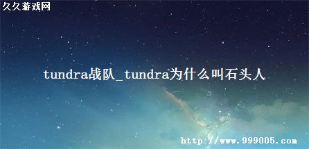 tundraս_tundraΪʲôʯͷ